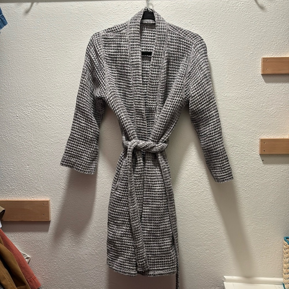 Parachute Waffle Robe - Grey - Small